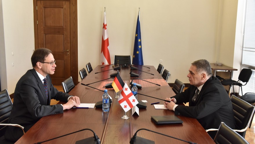 რომან კაკულია გერმანიის ფედერაციული რესპუბლიკის ელჩს შეხვდა