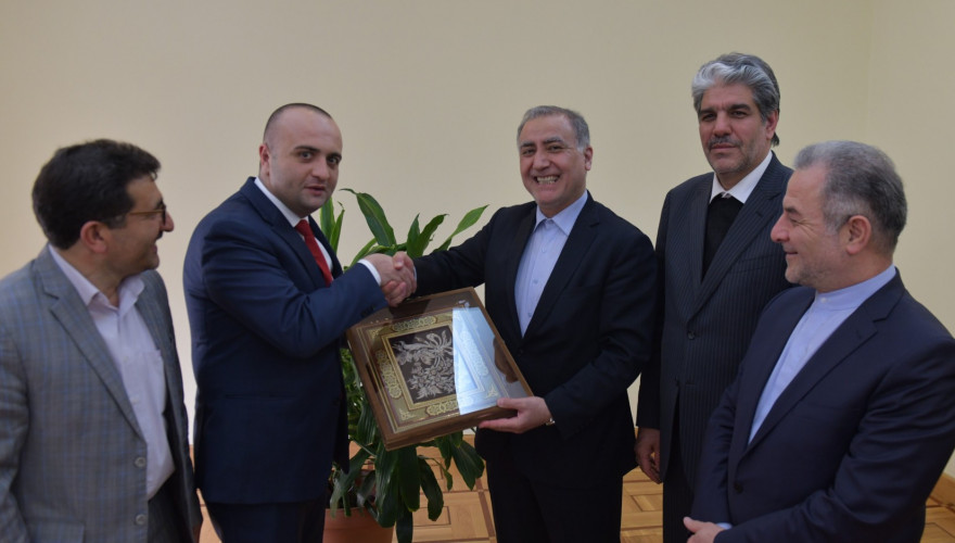 შალვა კიკნაველიძე ირანის ისლამური რესპუბლიკის პარლამენტის საქართველოს საპარლამენტო მეგობრობის ჯგუფის დელეგაციას შეხვდა