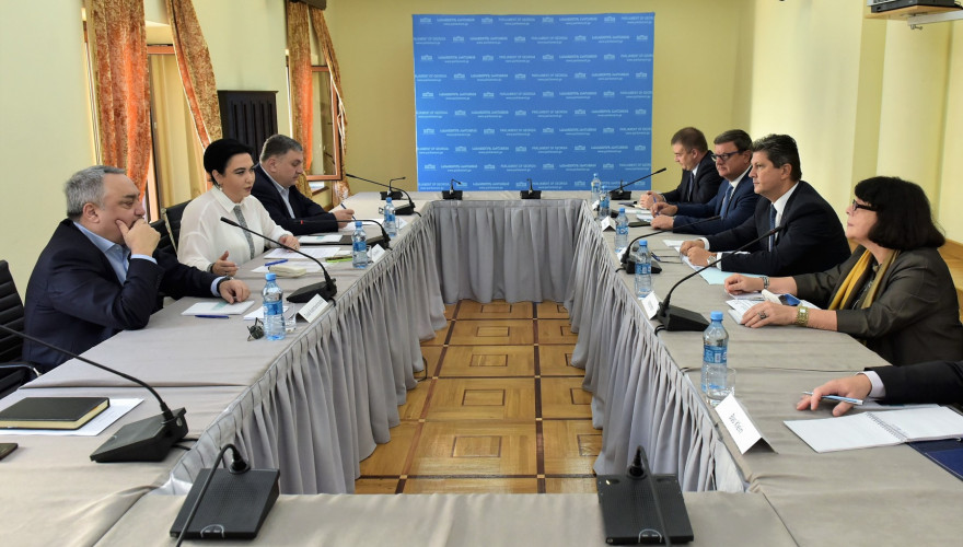 დამოუკიდებელი პარლამენტის წევრები, პოლიტიკური პარტია „სამართლიანობისთვის“ თავმჯდომარე ეკა ბესელია და პარტიის პოლიტიკური მდივანი ზვიად კვაჭანტირაძე ევროპის საბჭოს საპარლამენტო ასამბლეის მონიტორინგის კომიტეტის თანამომხსენებლებს შეხვდნენ