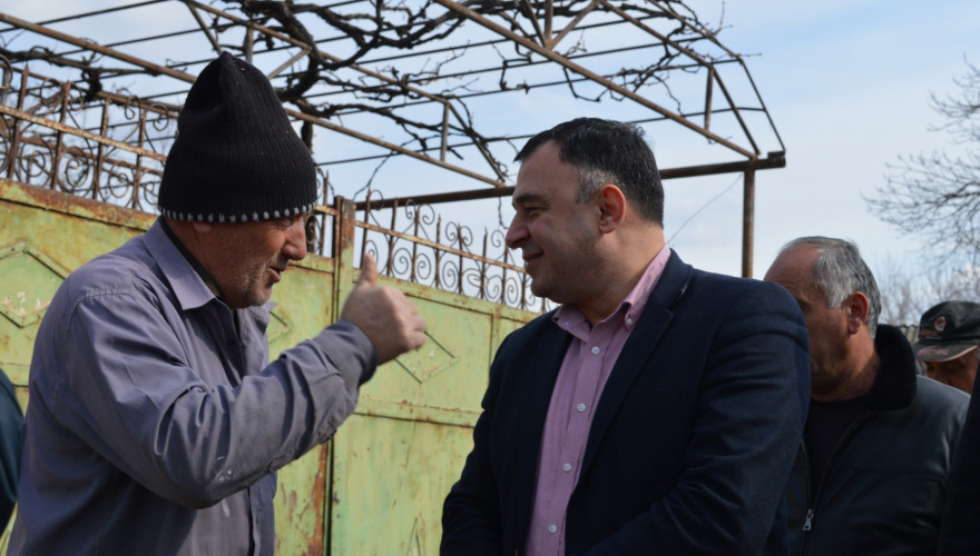 Gogi Meshveliani visited the Infrastructural Projects in his Constituency
