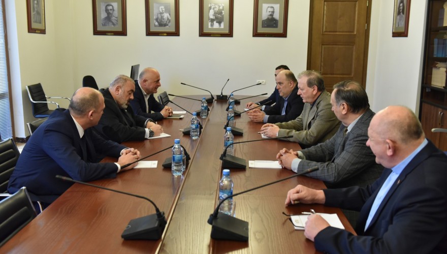 The meeting of Koba Kobaladze with the Delegation of the Reserve Officers of the Armed Forces of Poland