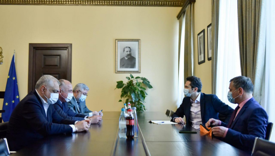 The meeting of Kakha Kutchava with the members of the Faction “Lelo – Partnership for Georgia”