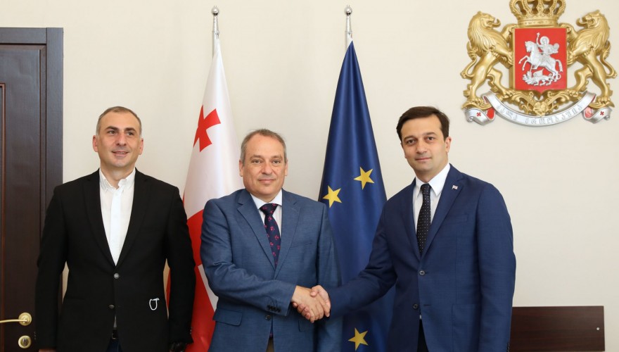 ლევან იოსელიანი ისრაელის ელჩს შეხვდა
