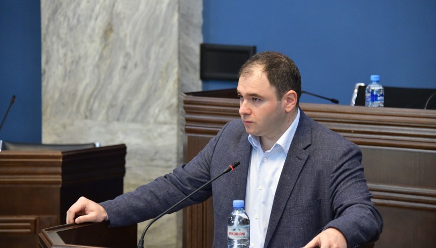 პარლამენტში დეოკუპაციისა და რუსეთ-საქართველოს კონფლიქტის მშვიდობიანი მოგვარების შესახებ მომზადებული რეზოლუციის განხილვა დაიწყო