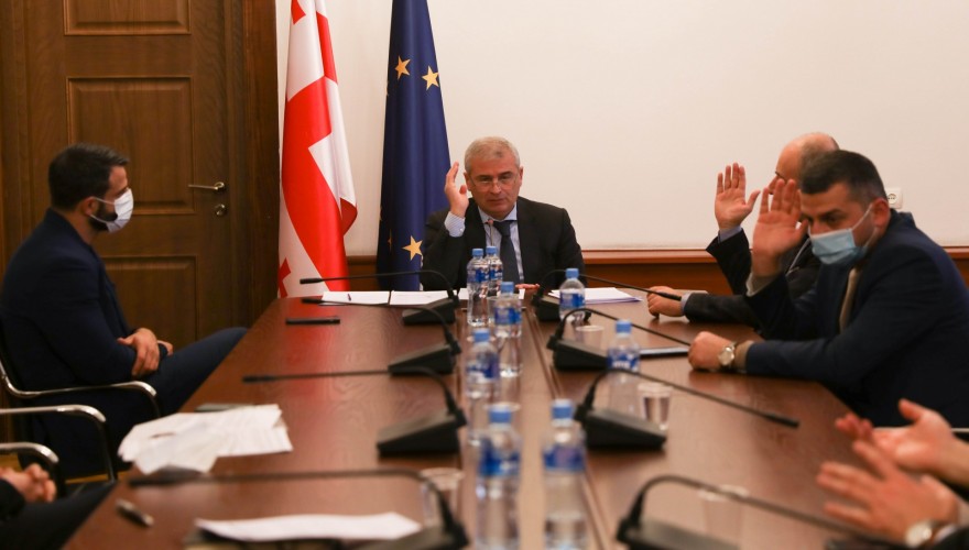 The Procedural Issues and Rules Committee discussed the termination of the credentials for Nino Latsabidze