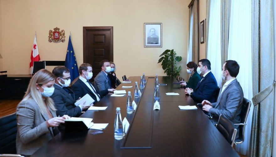 The meeting of the Speaker with the representatives of the Westminster Foundation for Democracy