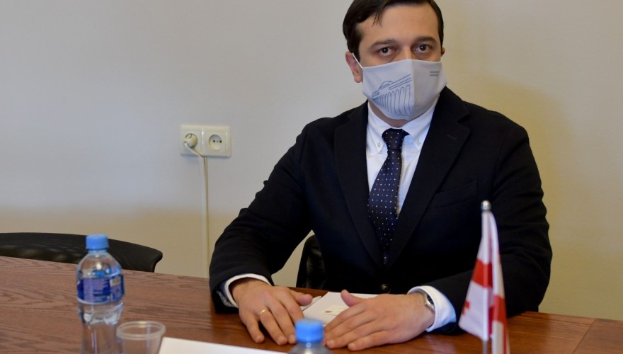 ლევან იოსელიანი გერმანიის ფედერაციული რესპუბლიკის ელჩს შეხვდა