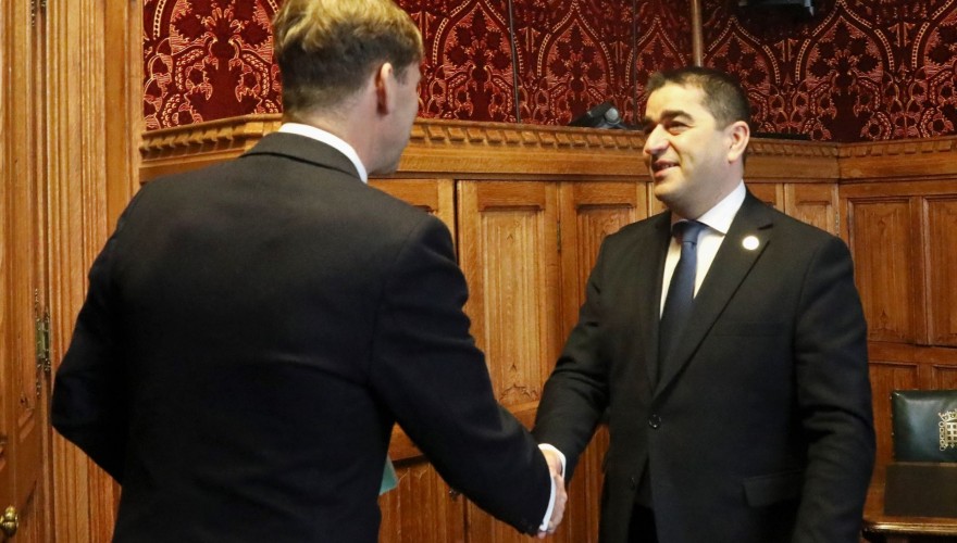 The meeting of Shalva Papuashvili with the Chair of the Defense Committee of the British House of Commons
