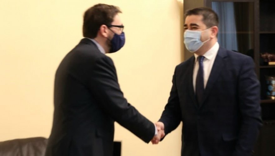 The meeting of Shalva Papuashvili with a new Head of NATO Liaison Office