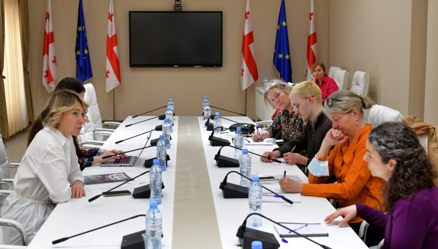 Meeting of Nino Tsilosani with Representatives of Danish Center for Gender Equality Program “KVINFO”