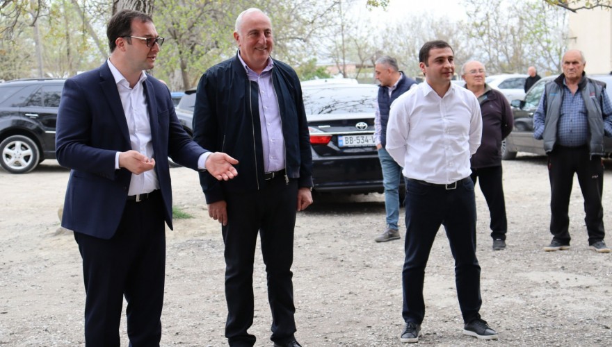 დავით სონღულაშვილი საგარეჯოს მოსახლეობას შეხვდა