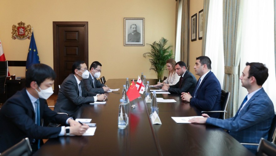 Meeting of Shalva Papuashvili with the Ambassador of the People’s Republic of China