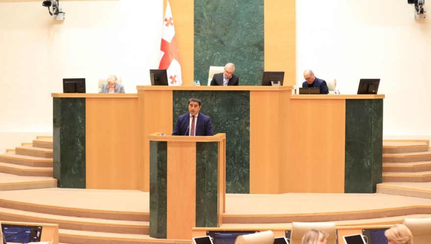 პარლამენტის თავმჯდომარემ პლენარულ სხდომაზე სახელმწიფო აუდიტის სამსახურის გენერალური აუდიტორის კანდიდატურა წარადგინა