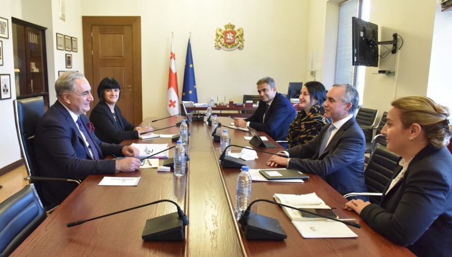 ირაკლი კოვზანაძე საერთაშორისო სავალუტო ფონდის მისიის ხელმძღვანელს შეხვდა