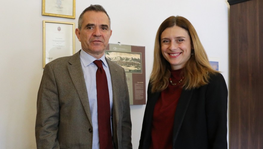 Meeting of Teona Akubardia with the Ambassador of Bulgaria