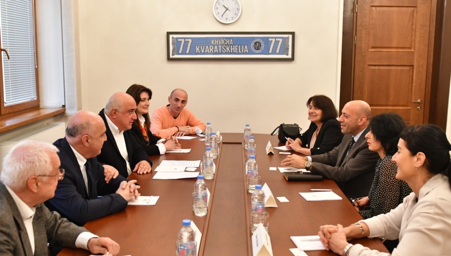 ირაკლი მეძმარიაშვილი გაეროს ბავშვთა ფონდის (Unicef) წარმომადგენლობის ხელმძღვანელს შეხვდა