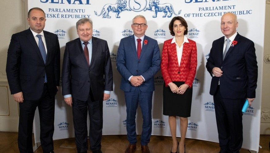 Bilateral Meetings of Maka Botchorishvili and Irakli Chikovani in Prague