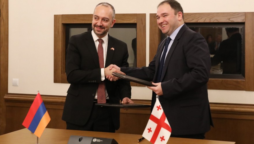 საქართველოსა და სომხეთის პარლამენტების საგარეო ურთიერთობათა კომიტეტებს შორის თანამშრომლობის მემორანდუმი გაფორმდა
