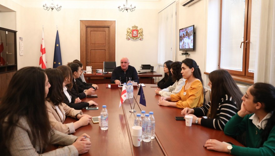 ირაკლი მეძმარიაშვილი ეროვნული უმცირესობების წარმომადგენელ ახალგაზრდებს შეხვდა