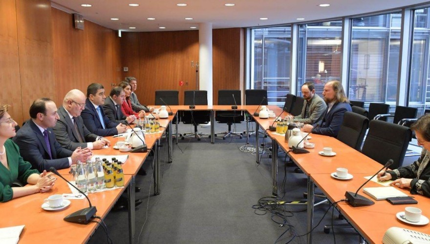 Meeting of Shalva Papuashvili with the Chair of the European Union Affairs Committee of the German Bundestag