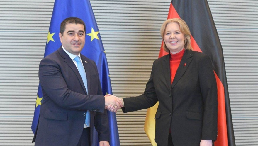 Meeting of Shalva Papuashvili with the President of the German Bundestag
