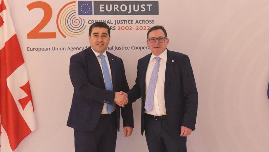 Meeting of Shalva Papuashvili with the EUROJUST President