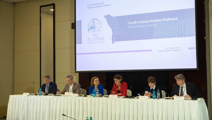 ევრონესტის საპარლამენტო ასამბლეამ ევროკავშირში საქართველოს, უკრაინისა და მოლდოვას გაწევრიანების მხარდამჭერი რეზოლუცია მიიღო