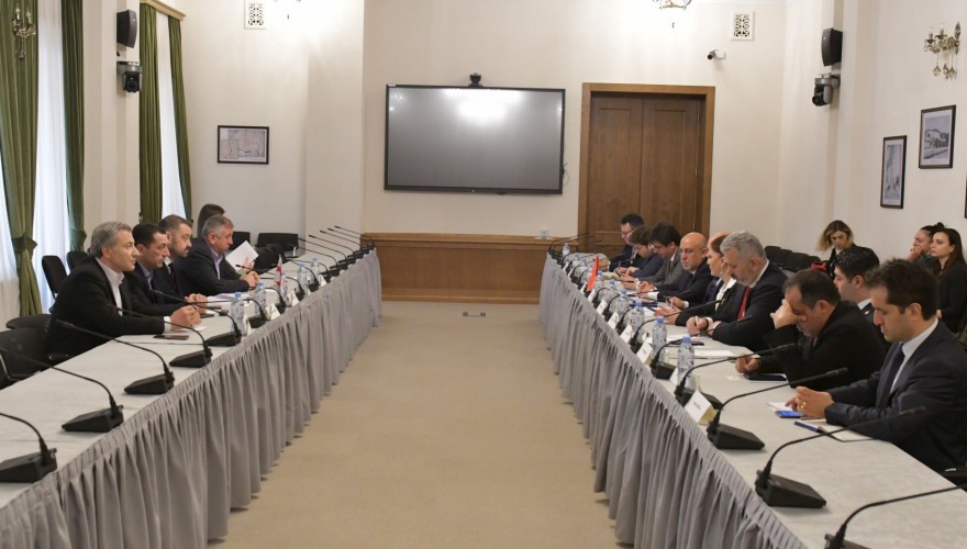Meeting of Beka Odisharia with the members of the Foreign Affairs Committee of the Grand National Assembly of Turkey