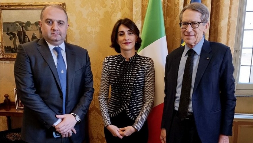 Bilateral Meetings of Maka Botchorishvili and Irakli Chikovani in Rome