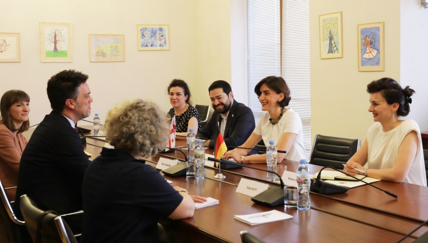 Meeting of Maka Botchorishvili with the member of the German Bundestag