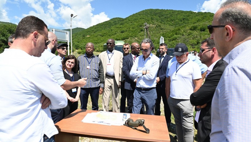 The Bureau members of the Parliamentary Assembly of the Francophonie visited the village Odzisi at the occupation line