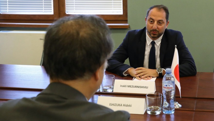 Meeting of Irakli Mezurnishvili with the Ambassador of Japan