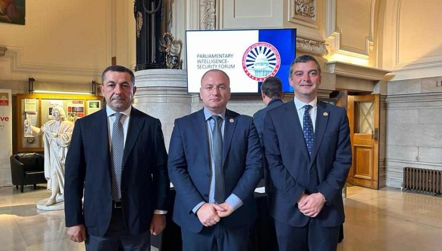 Irakli Beraia and Aleksandre Tabatadze Participating in Parliamentary Intelligence-Security in London