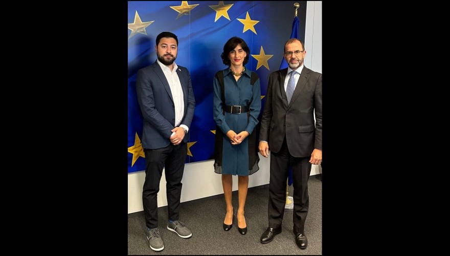 მაკა ბოჭორიშვილი და ლევან ქარუმიძე ბრიუსელში შეხვედრებს მართავენ