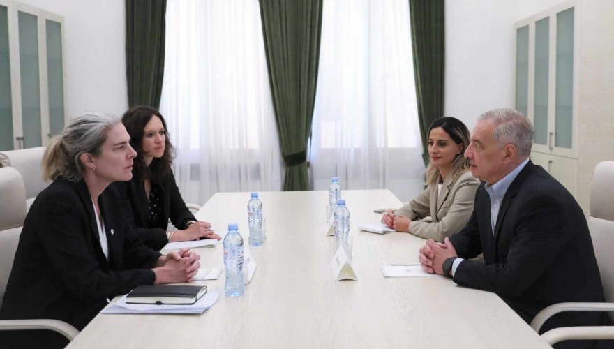 Meeting of Giorgi Volski with the International Committee of the Red Cross