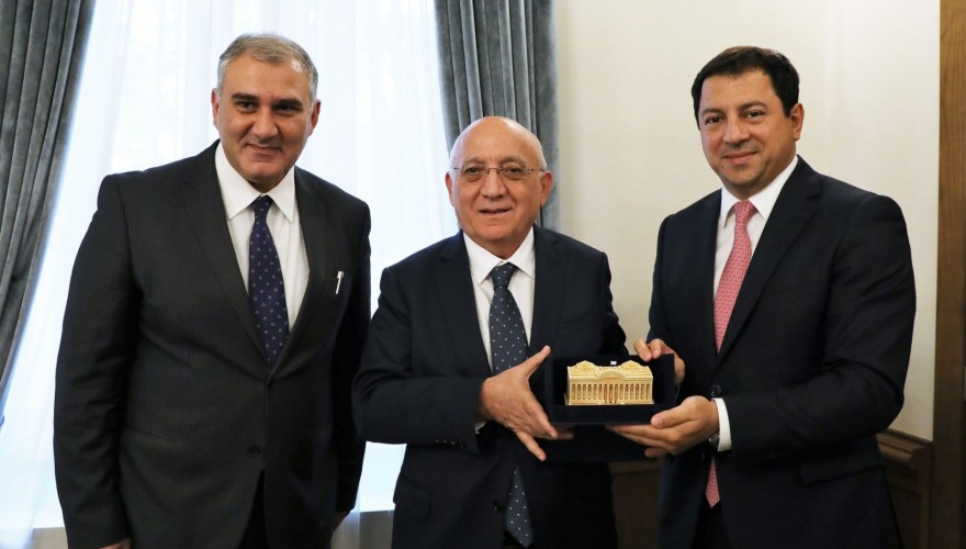 არჩილ თალაკვაძე და მიხეილ სარჯველაძე აზერბაიჯანის რელიგიური გაერთიანებების სახელმწიფო კომიტეტის თავმჯდომარეს შეხვდნენ