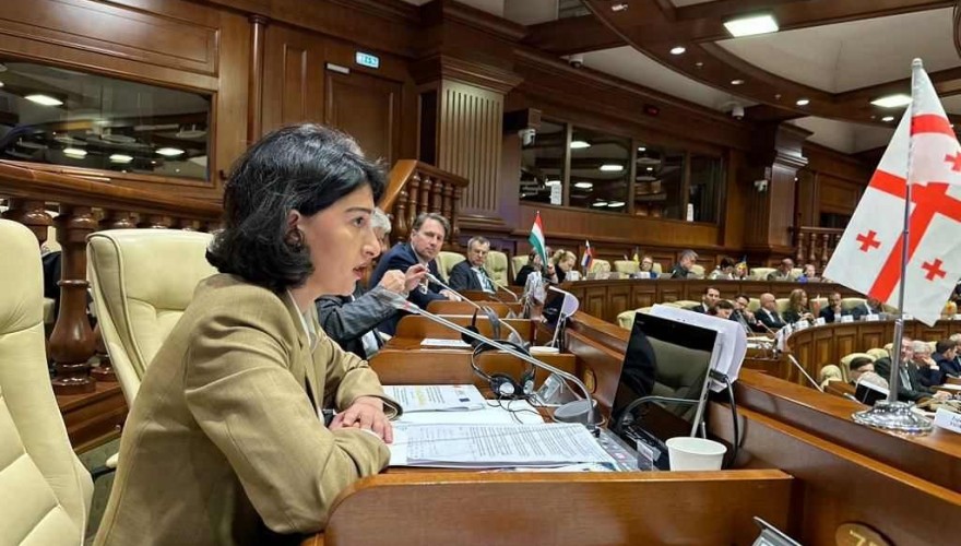 Salome Kurasbediani Participating in Conference Held in Chisinau