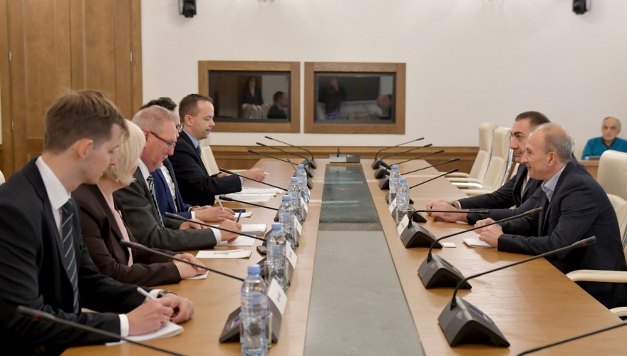 Meeting of Heads of Secretariat of the Parliament of Georgia with Hungarian Colleagues
