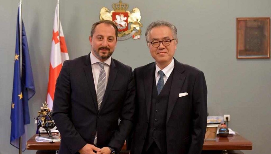Meeting of Irakli Mezurnishvili with Ambassador of Japan