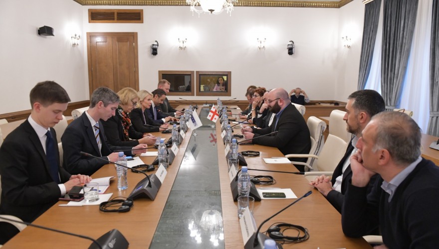 საპარლამენტო ოპოზიციის წარმომადგენლები ეუთო-ს საპარლამენტო ასამბლეის პრეზიდენტს შეხვდნენ