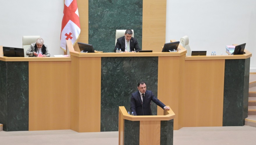 The Parliament heard the Education and Science Minister, Giorgi Amilakhvari