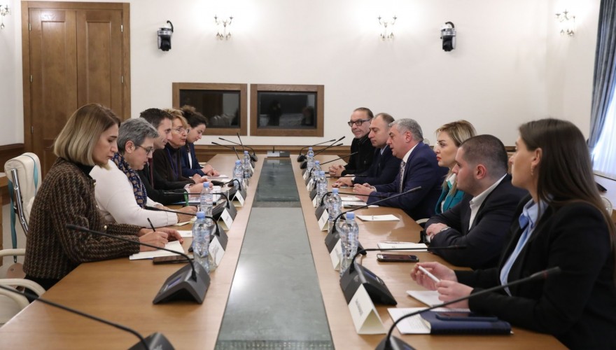 კახა კახიშვილი ევროპის საბჭოს ადგილობრივ და რეგიონულ ხელისუფლებათა კონგრესის გენერალურ მდივანს შეხვდა