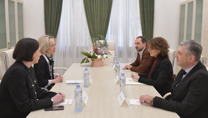 Meeting of Eliso Bolkvadze and Irakli Mezurnishvili with the Minister of Education and Culture of the Autonomous Republic of Abkhazia