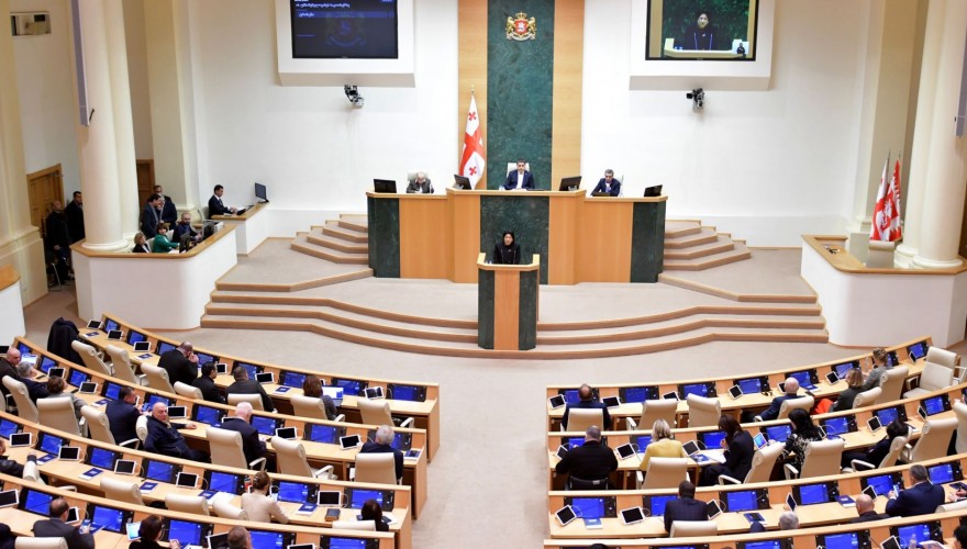 Parliament Hearing Annual Report of the President of Georgia