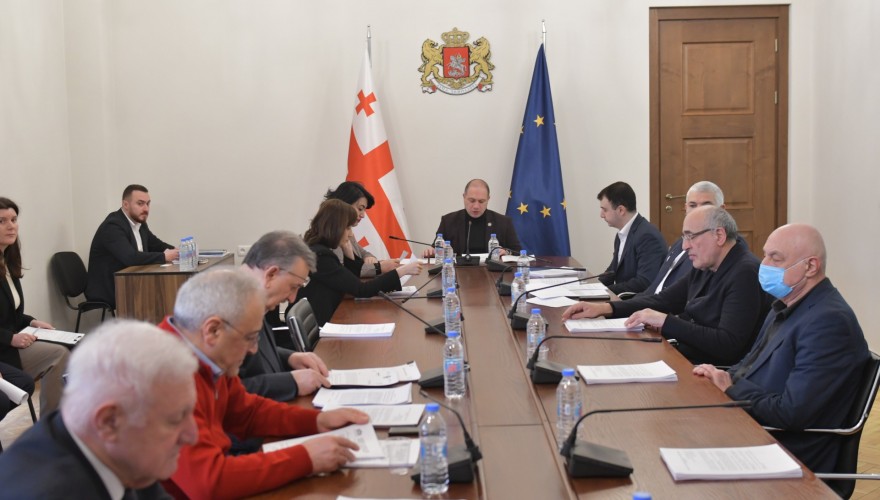 The Education, Science and Youth Affairs Committee discussing the legal initiative of MP Roman Gotsiridze
