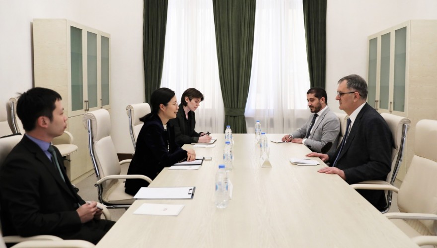 Meeting of Sozar Subari with the representatives of the Embassy of the People’s Republic of China