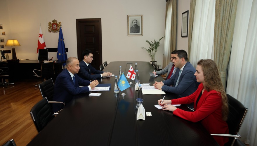 Meeting of Shalva Papuashvili with the Ambassador of Kazakhstan