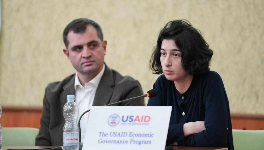 Salome Kurasbediani Participating in Forum on Water Resources Management