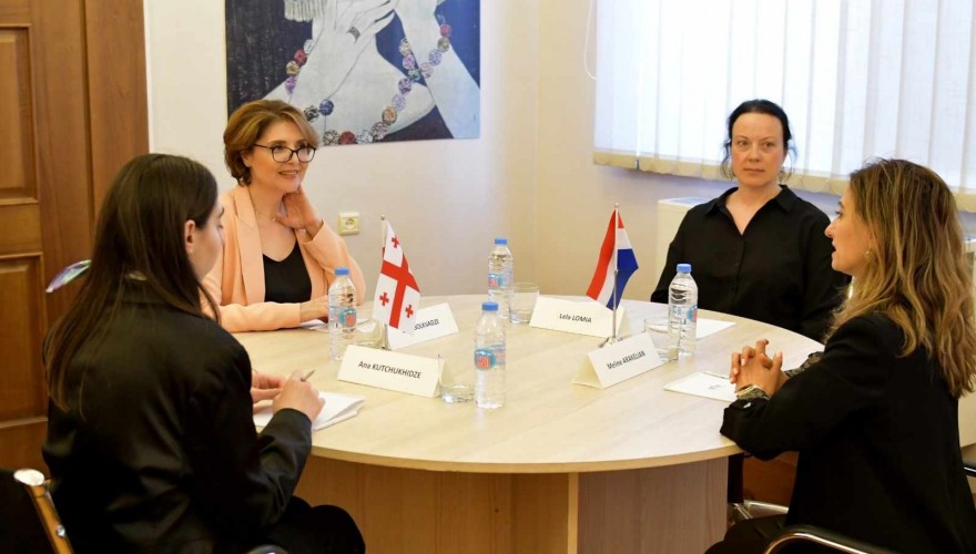 ელისო ბოლქვაძე ნიდერლანდების სამეფოს ელჩს შეხვდა