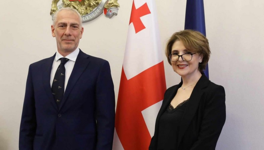 ელისო ბოლქვაძე იტალიის ელჩს შეხვდა